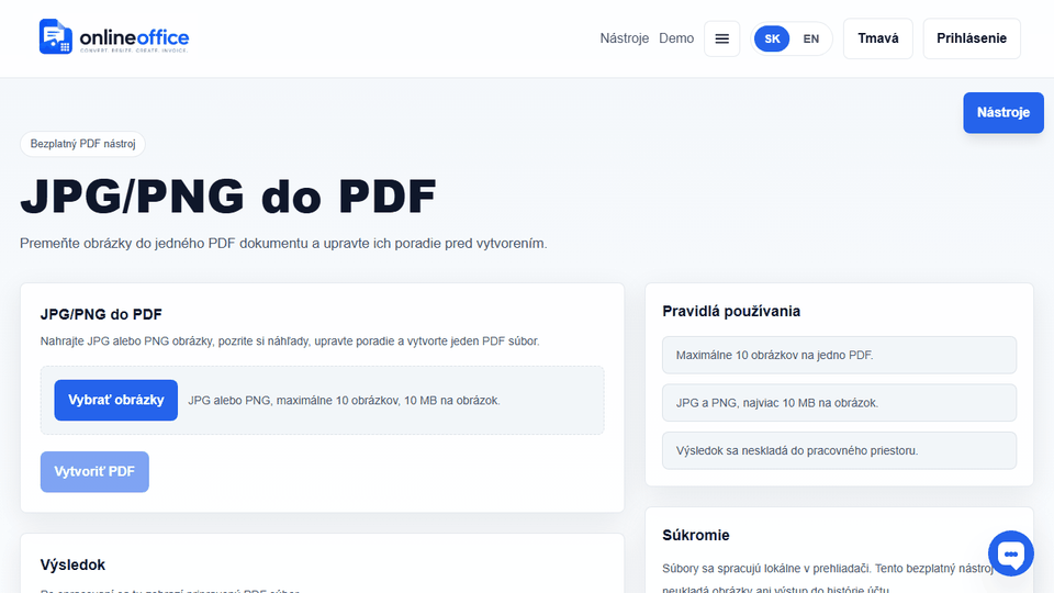 Obrázky do PDF
